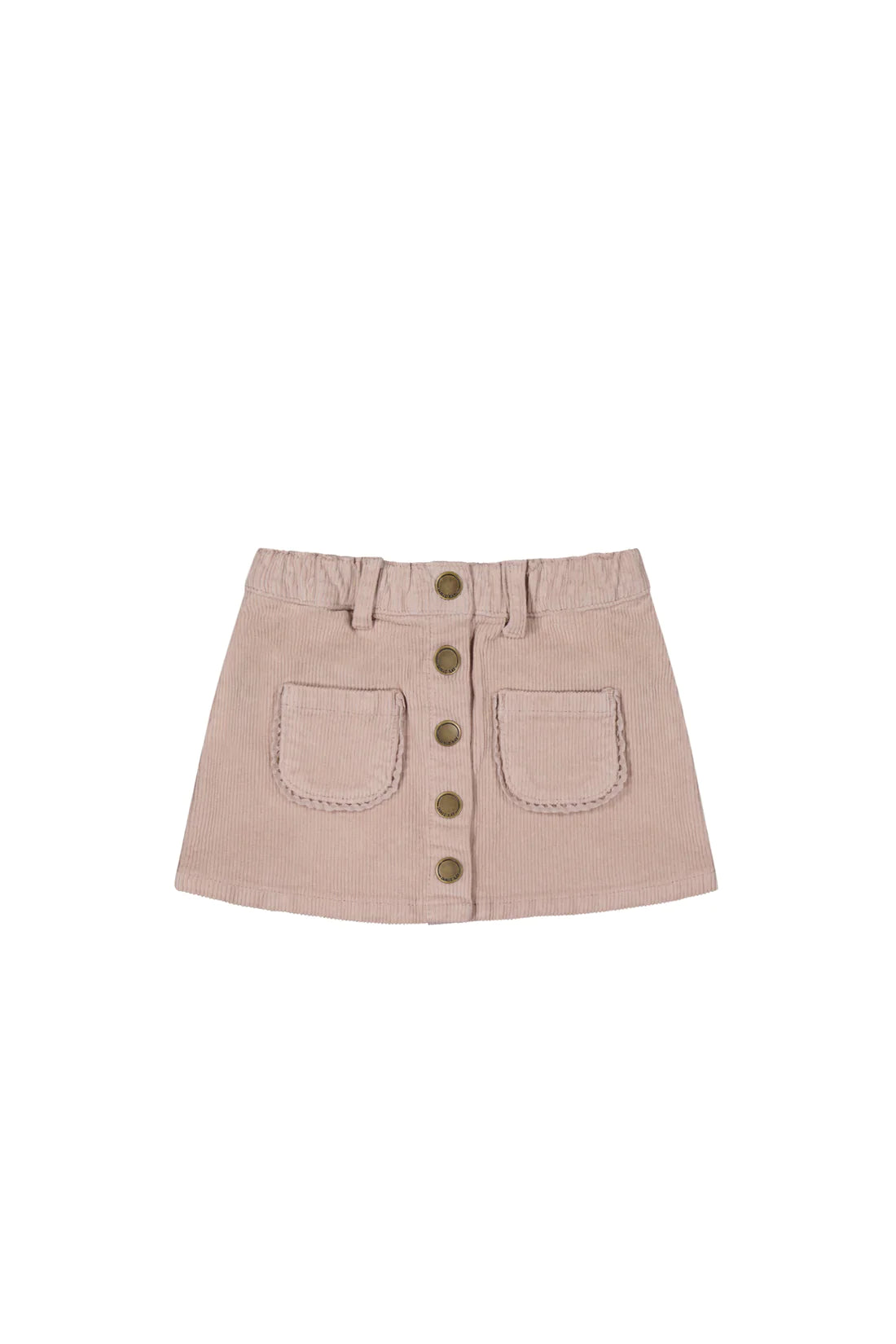 Elodie Cord Skirt - Dusky Rose