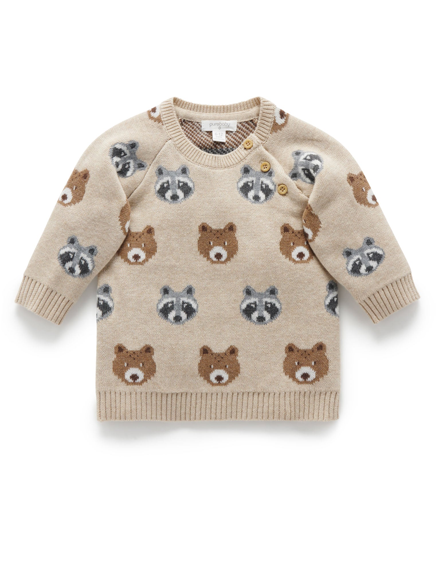 Forest Faces Jacquard Jumper