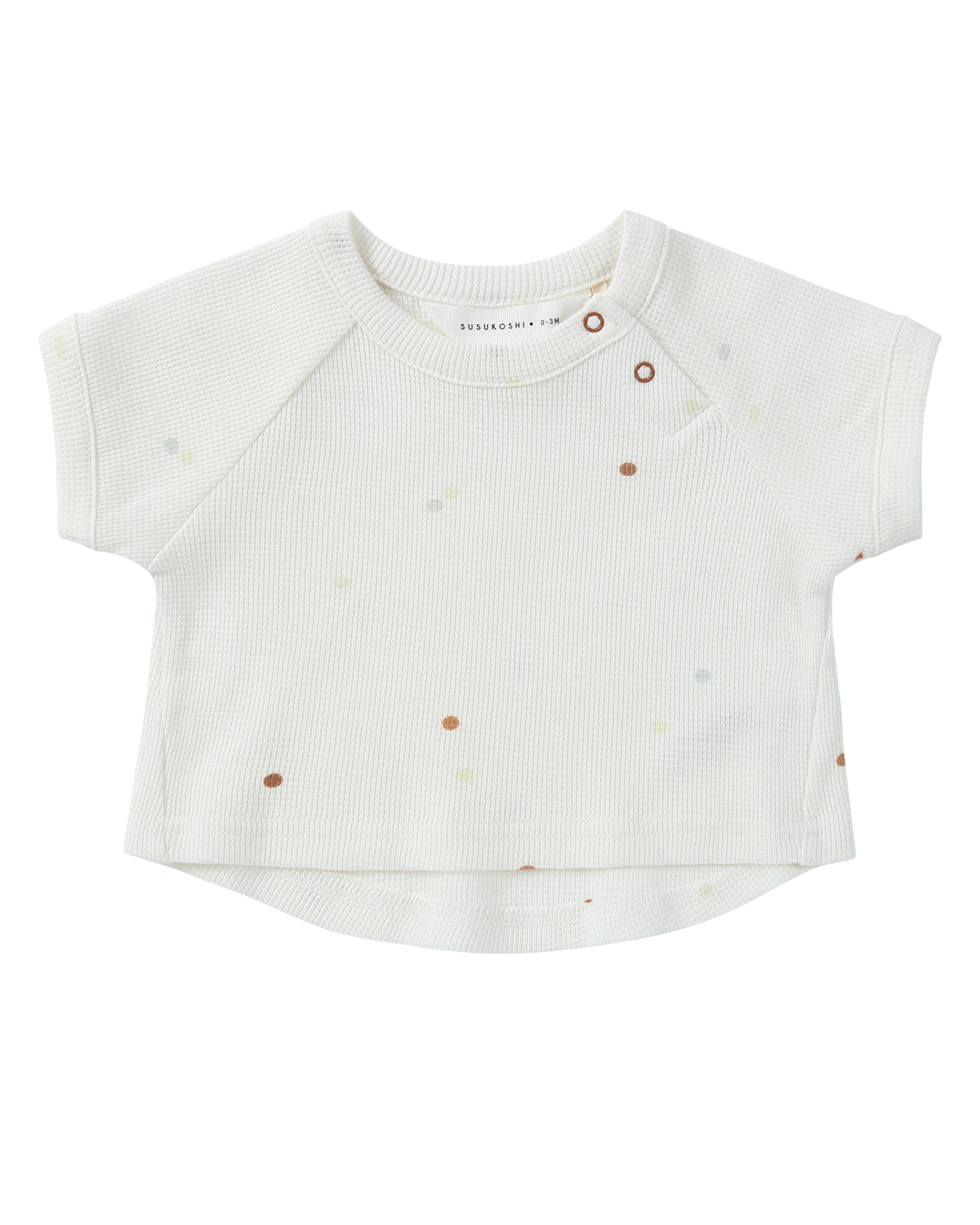 Organic Waffle Tee – Confetti