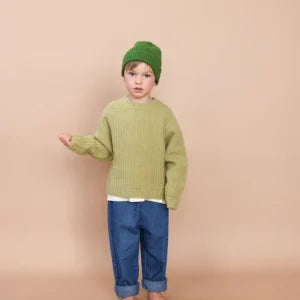 Marino Wool Pullover - Sage