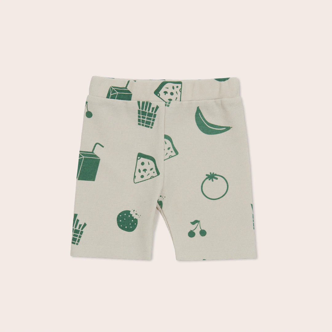 Foodie Bike Shorts - Foodie Print