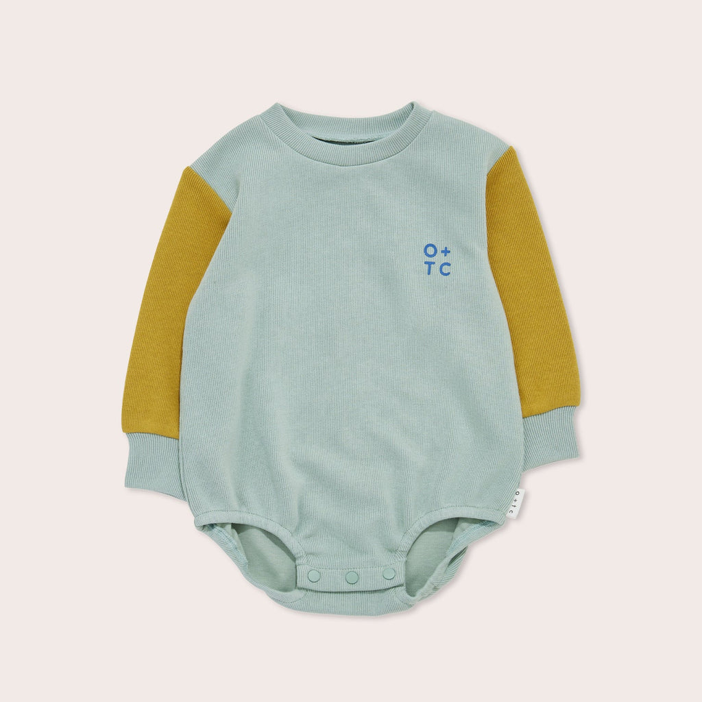 Block Party Romper - Mustard and Sage