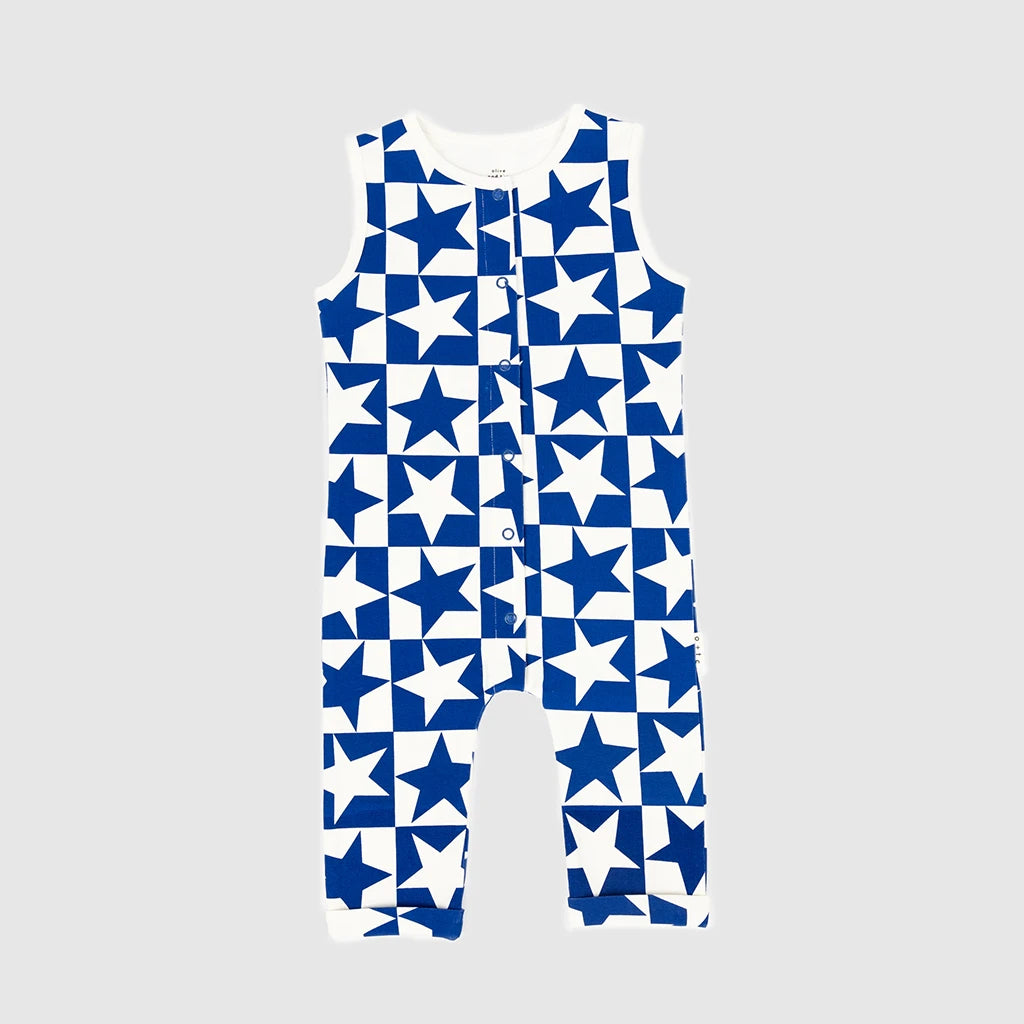 Super Stars Sleeveless Romper