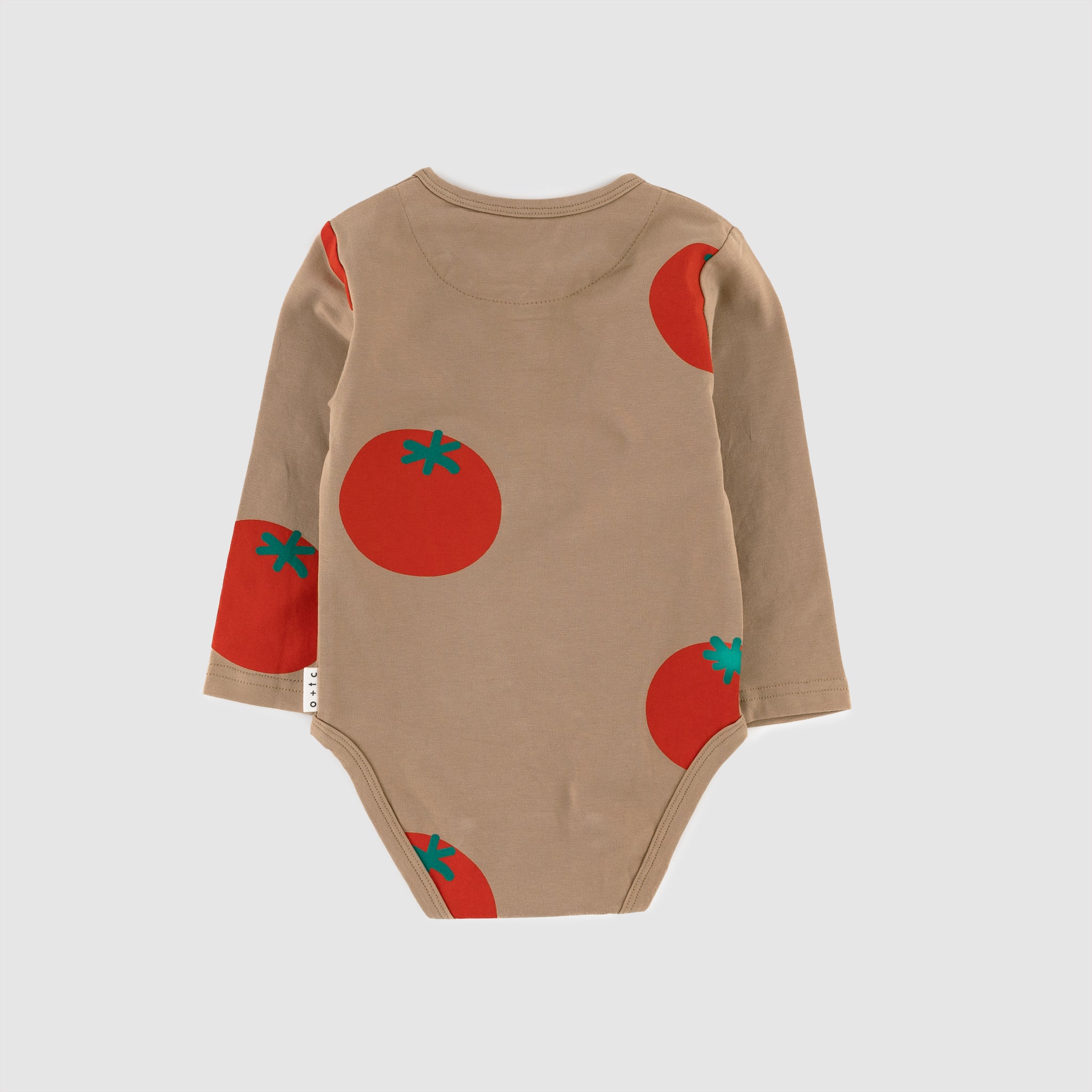 Garden Tomato Long Sleeve Bodysuit