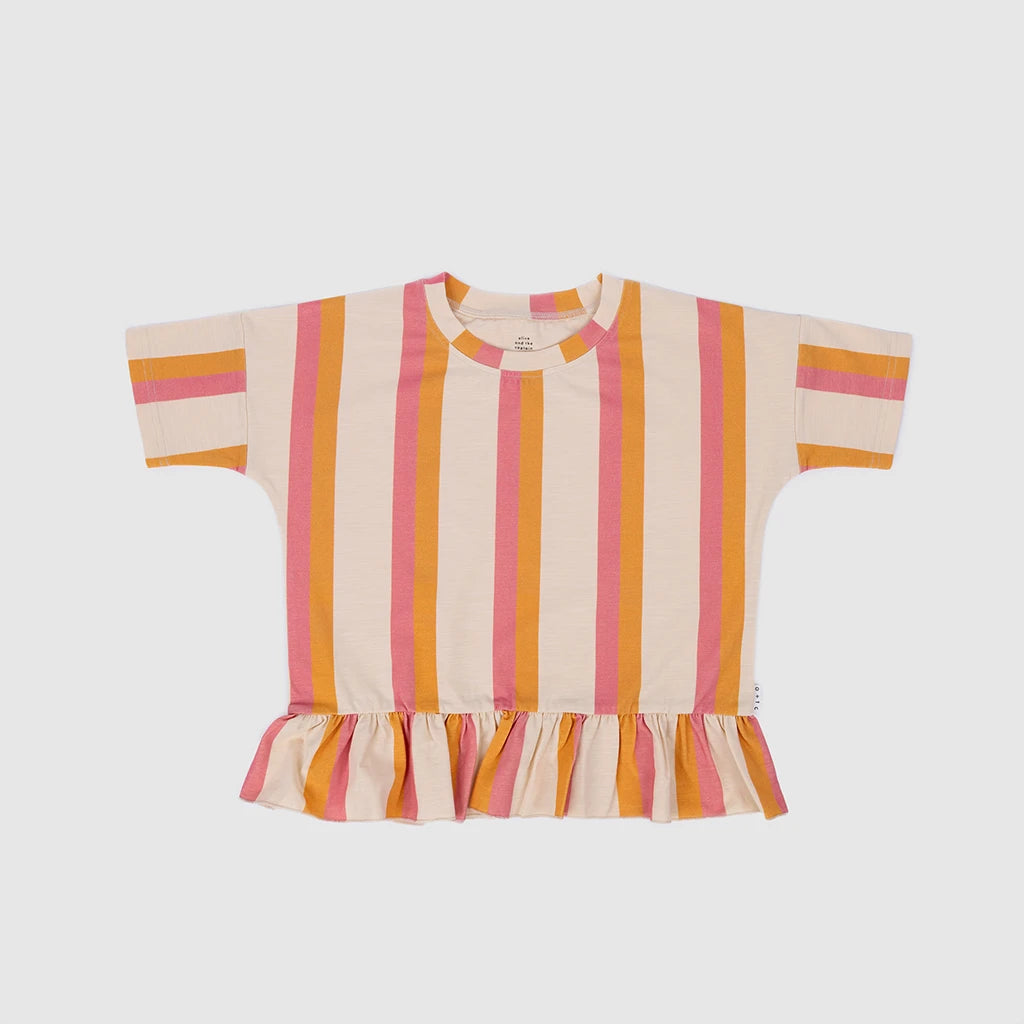 Candy Stripe Boxy Tee