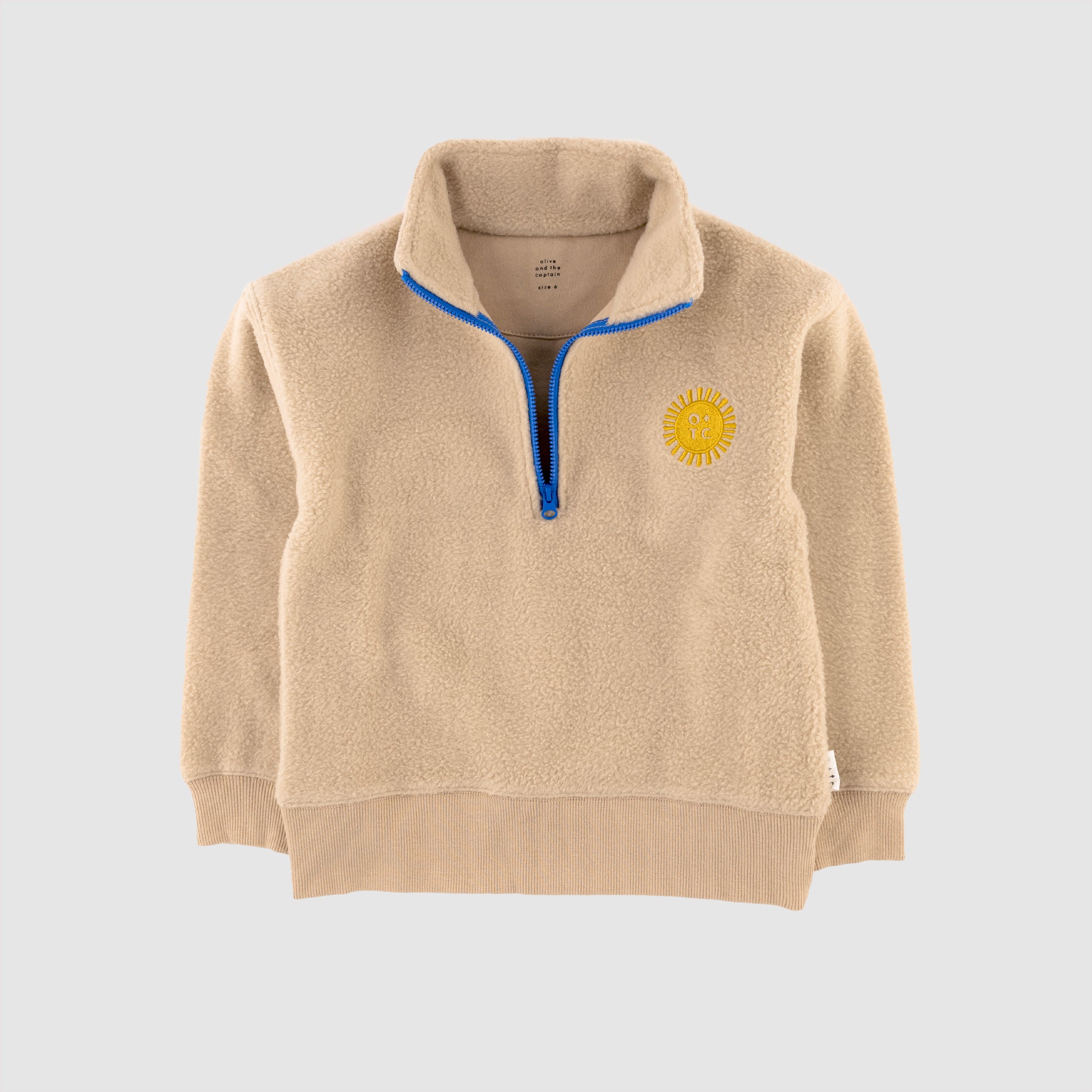 Fleeced Zip Pullover