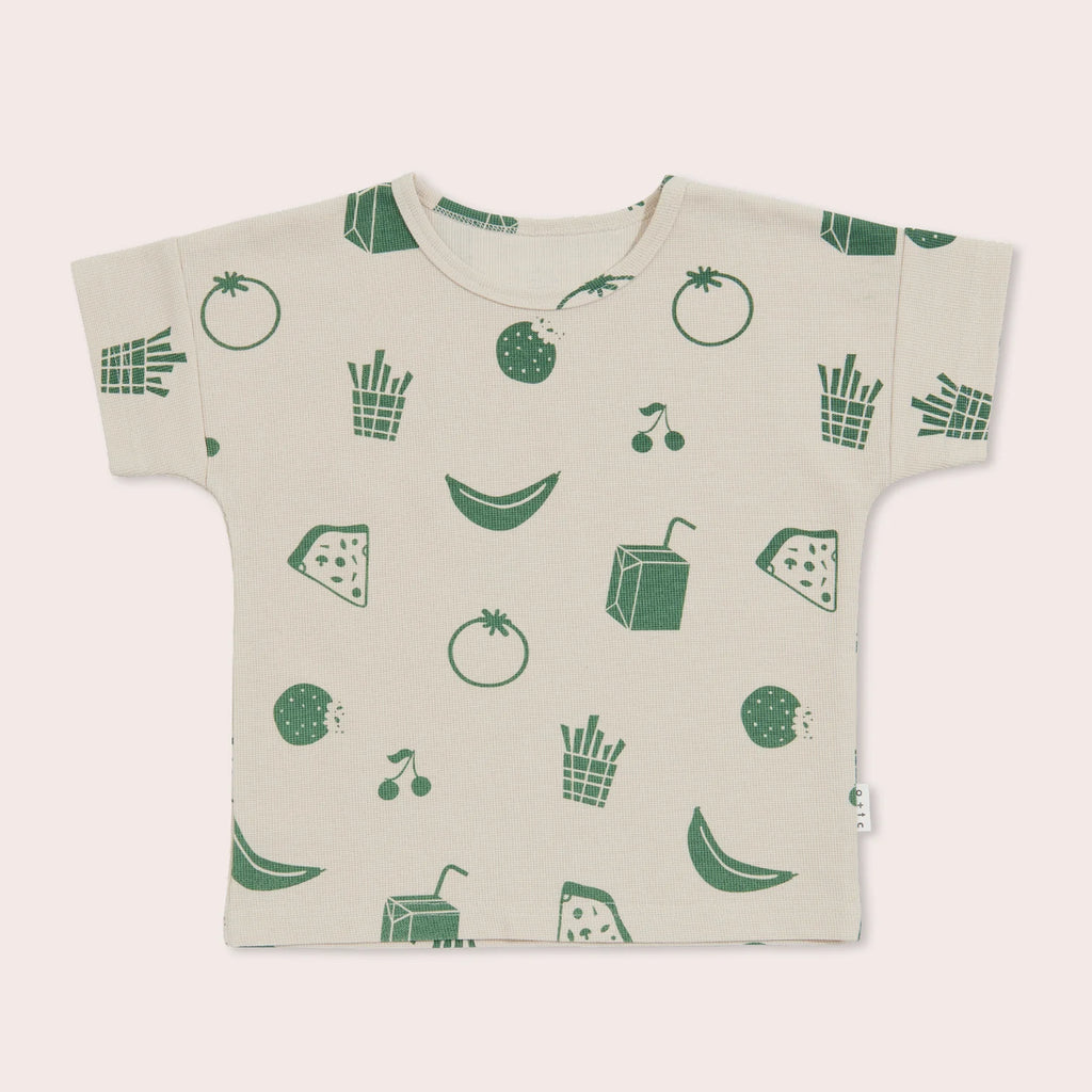 Foodie Relaxed Tee - Foodie Print