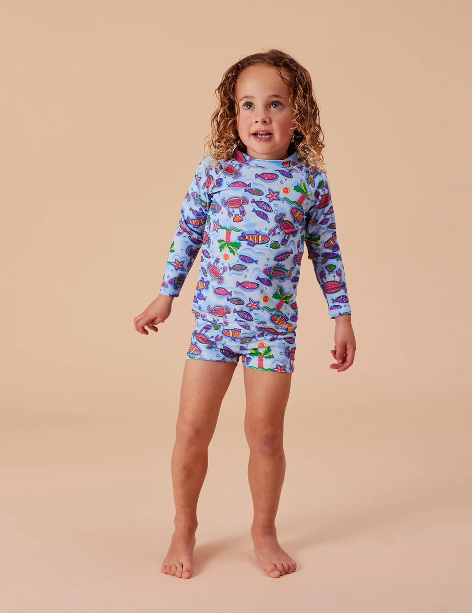 Daydream Island Rashguard - Crystal Clear