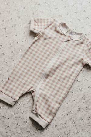 Gingham Summer Zipsuit