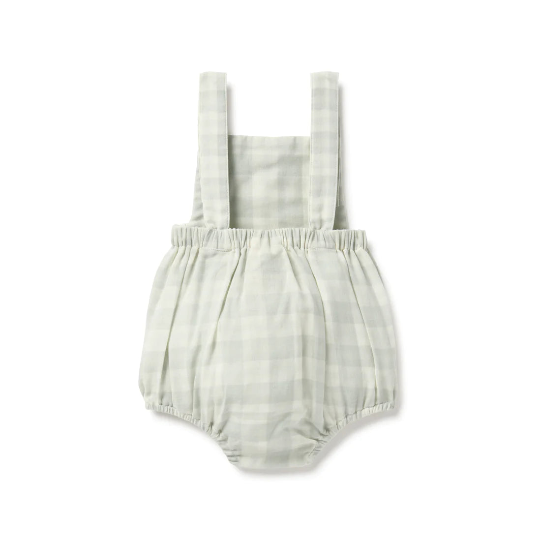 Sage Gingham Playsuit – Smoke