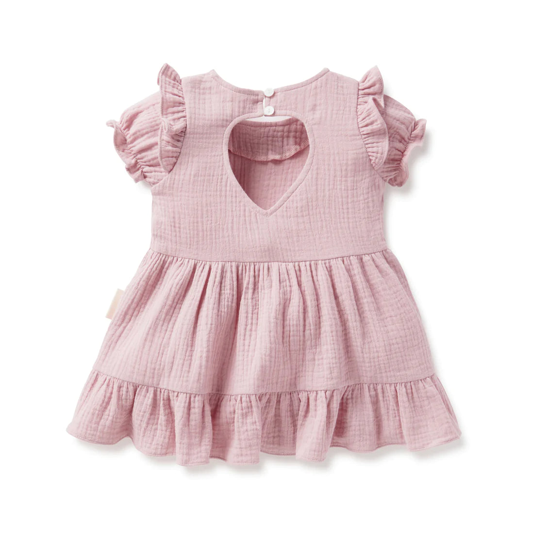 Rosette Muslin Dress