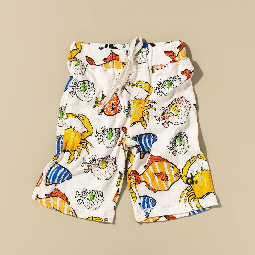 Fish Frenzy Bermuda Shorts