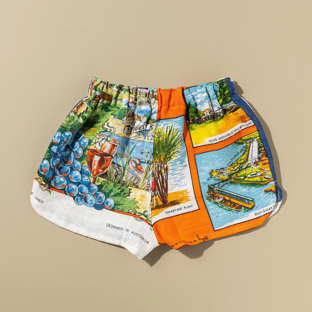 Vintage Tea Towel Shorts