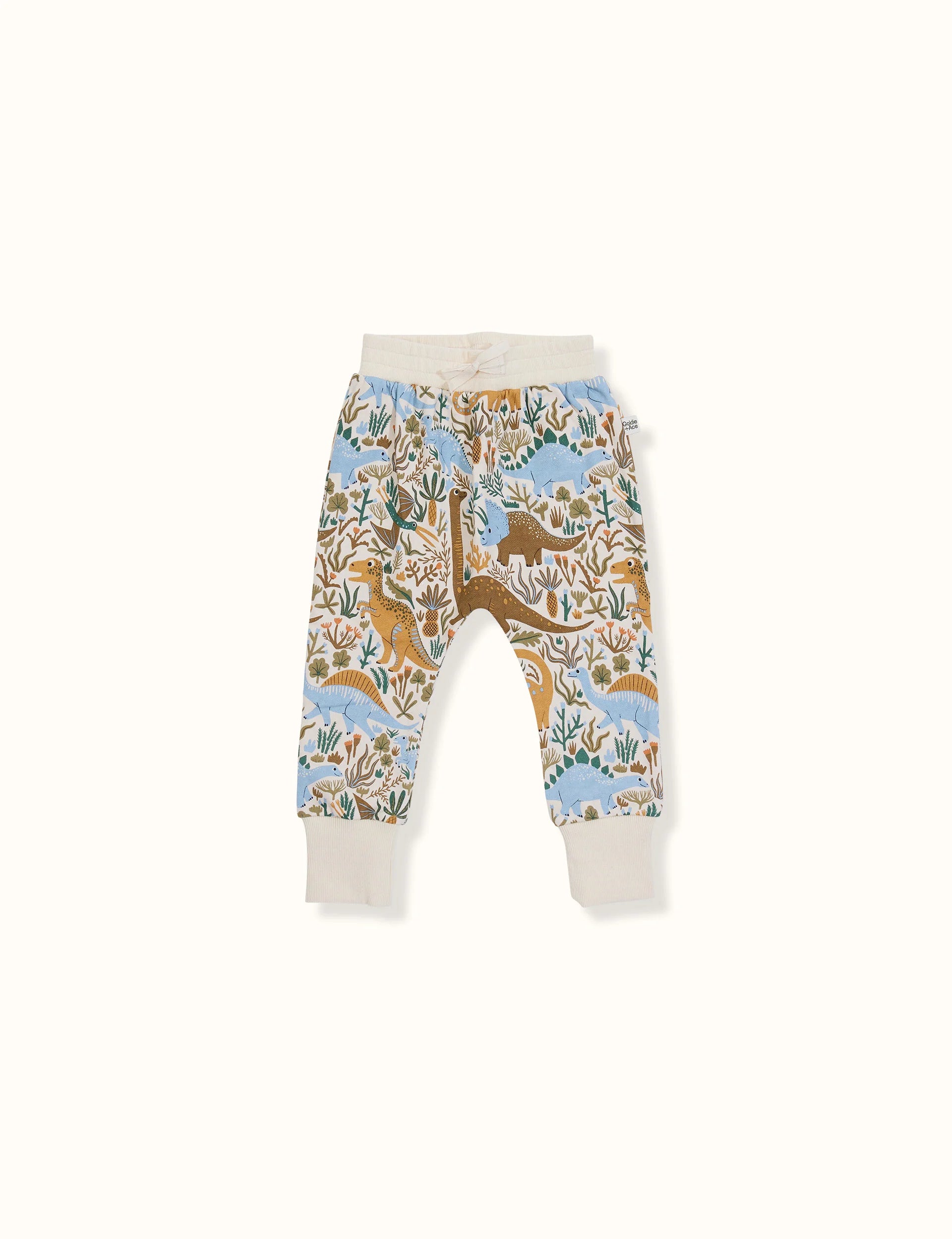 Dino Roar Terry Sweatpants - blue