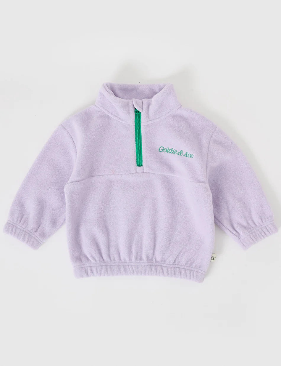 Bobbi Polar Fleece Sweater - Lilac