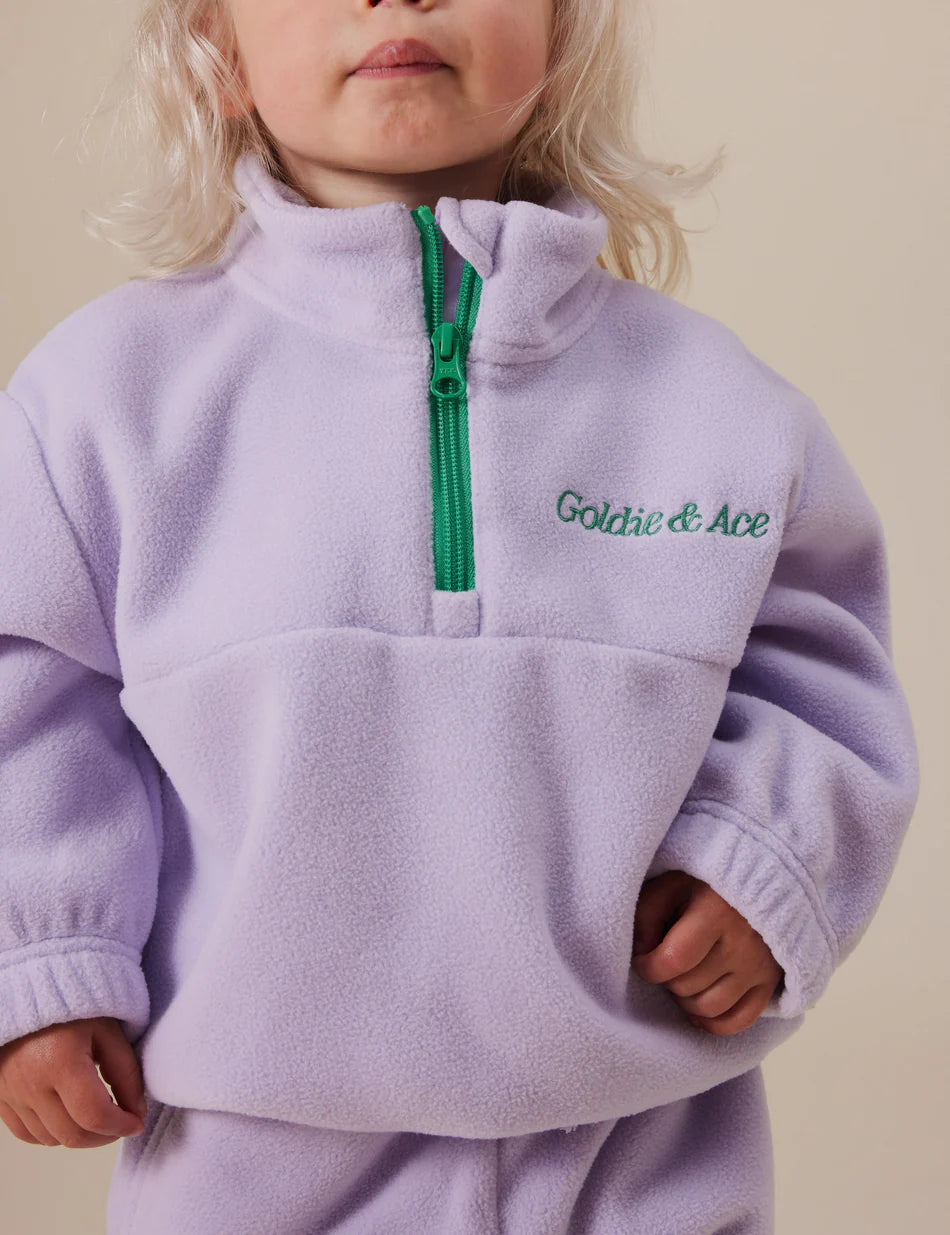 Bobbi Polar Fleece Sweater - Lilac
