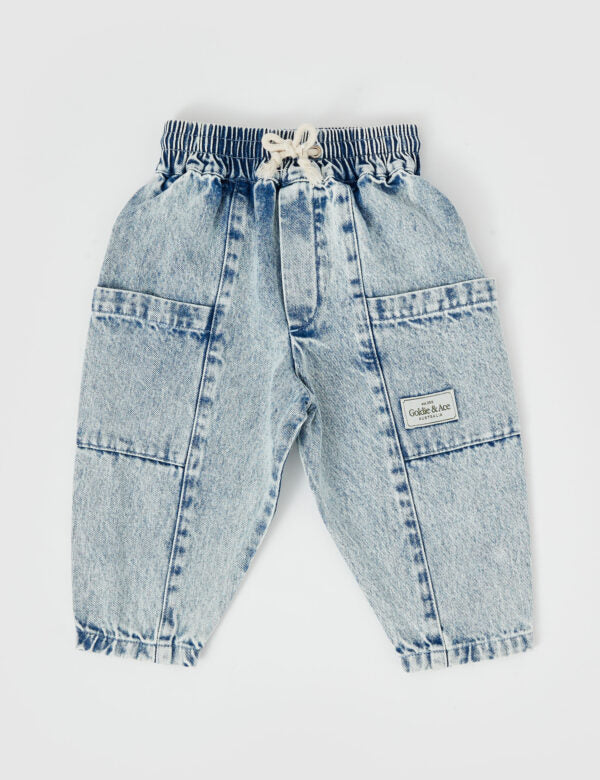 Kit Denim Pocket Pant - Denim