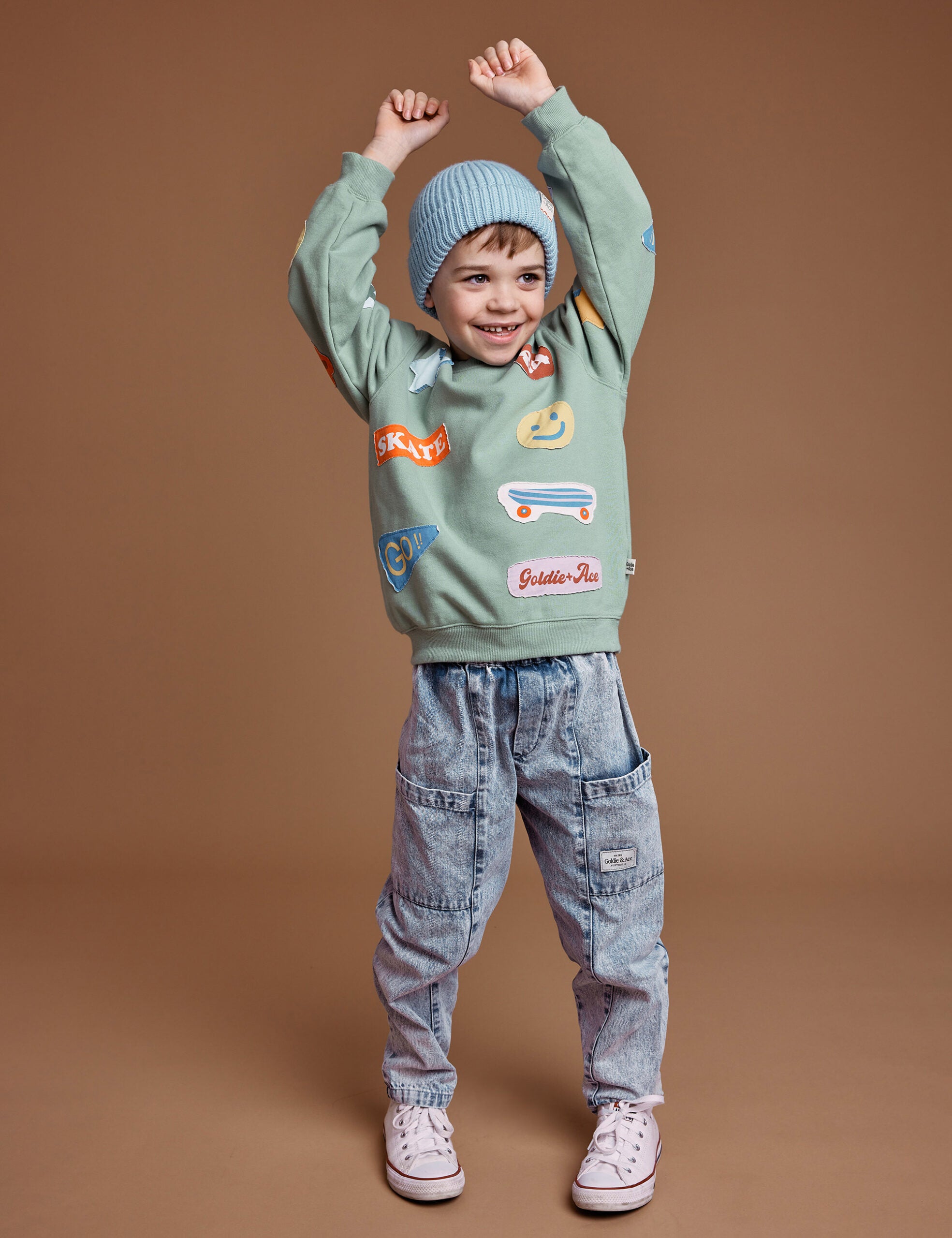 Kit Denim Pocket Pant - Denim