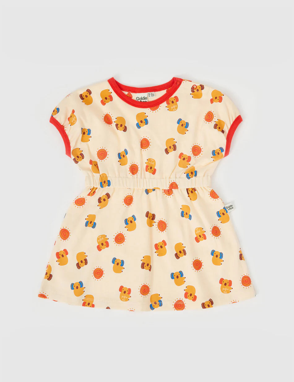 Tammy T-Shirt Dress Klip On Koala Vanilla
