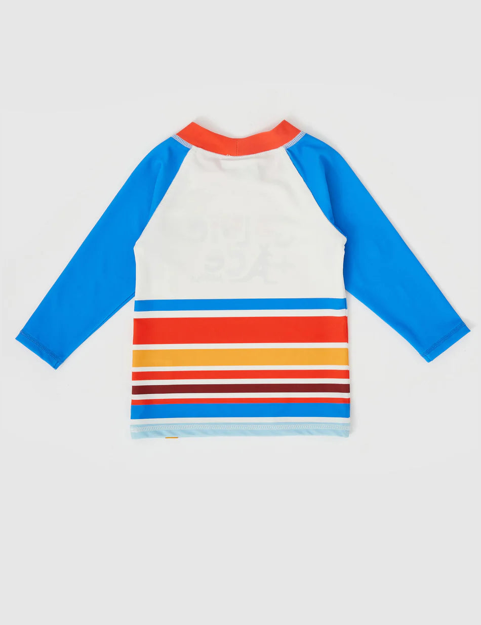 Land Down Under Stripe Rashguard - Primary