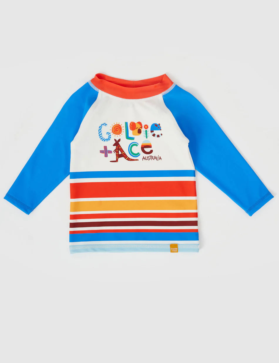 Land Down Under Stripe Rashguard - Primary
