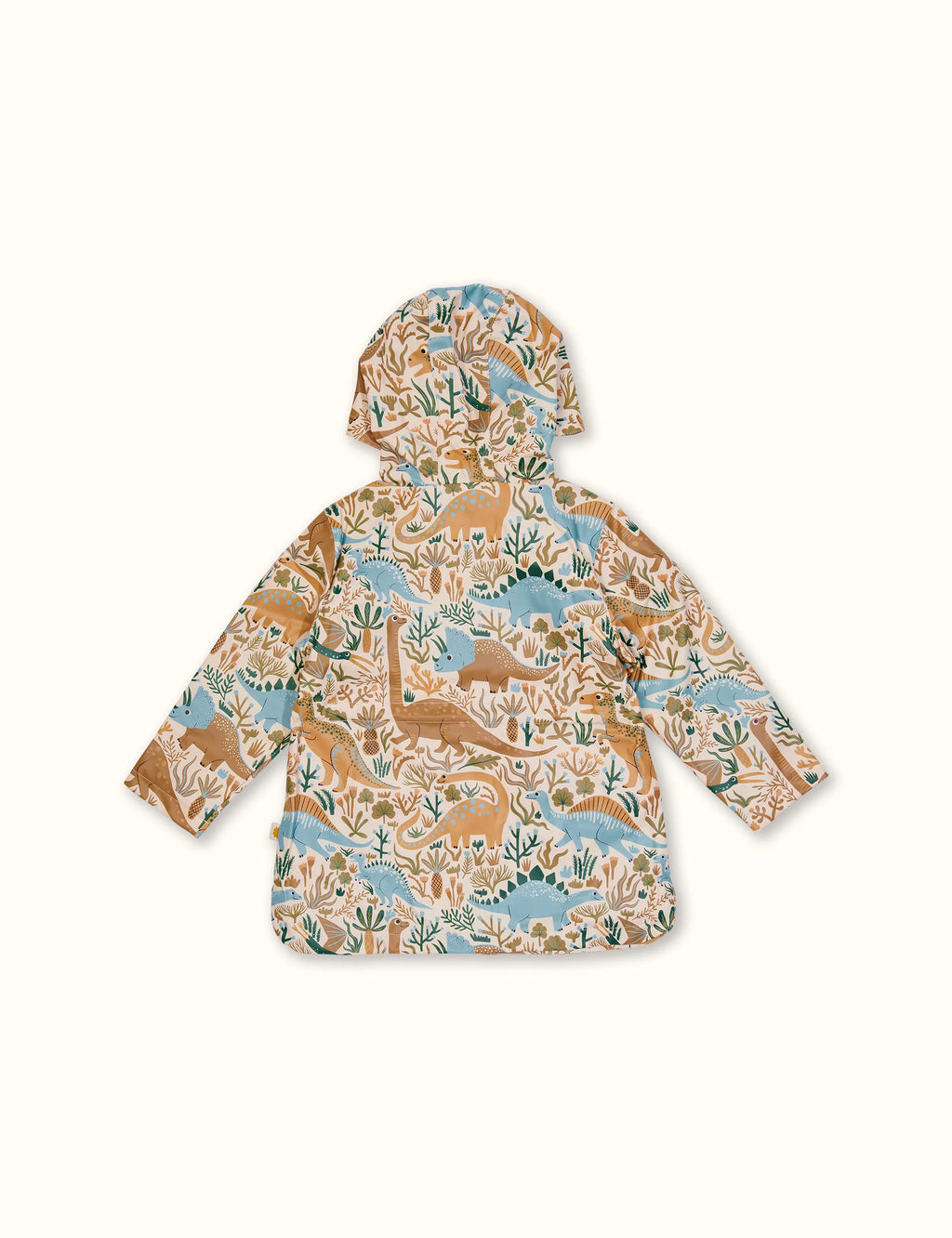Dino Print Roar Print Raincoat Blue
