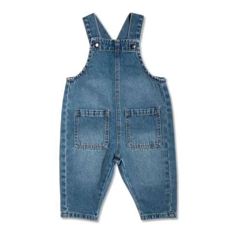 Organic Everyday Overalls Denim