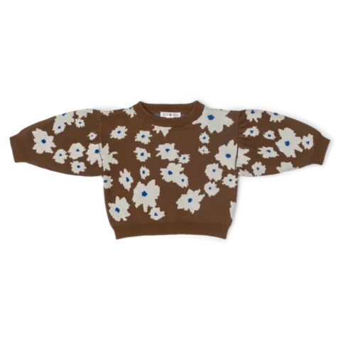 Organic Knit Pull Over - Petal
