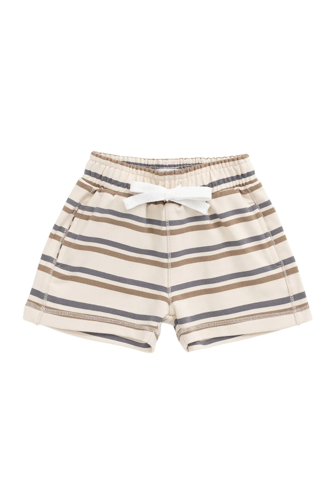 Organic Cotton Jalen Short - Raynor Stripe North Sea