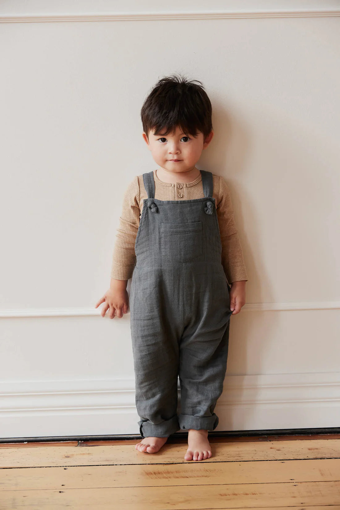 Organic Cotton Muslin River Onepiece - Arctic