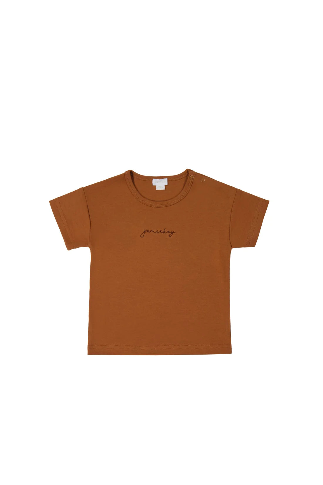 Pima Cotton Hunter Tee – Cinnamon