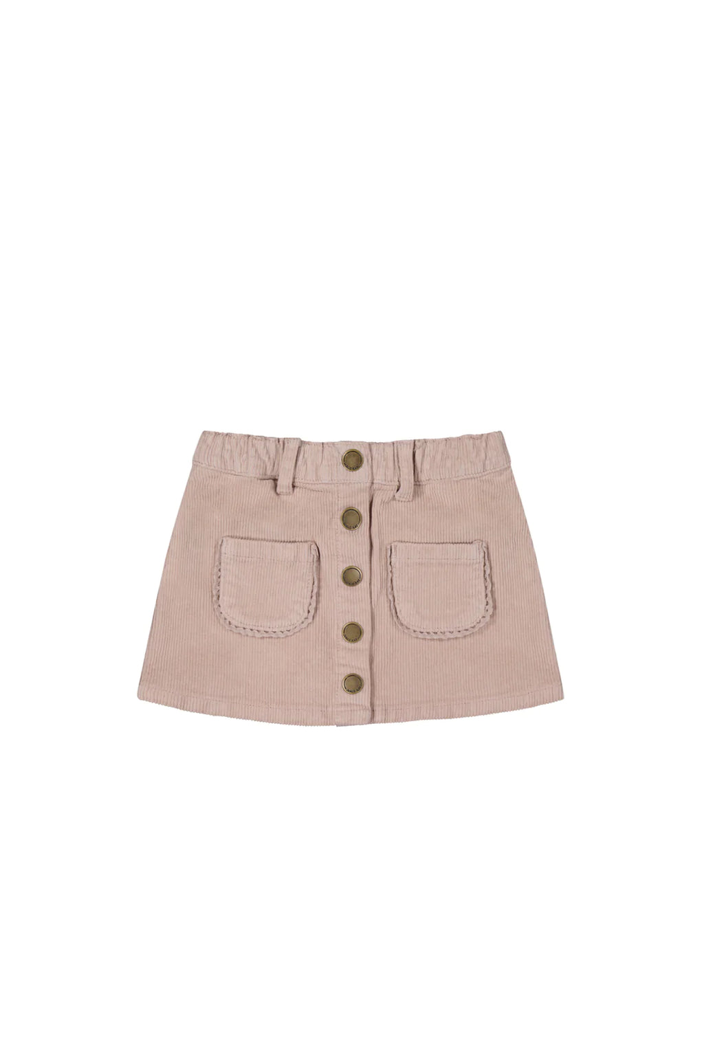 Elodie Cord Skirt - Dusky Rose