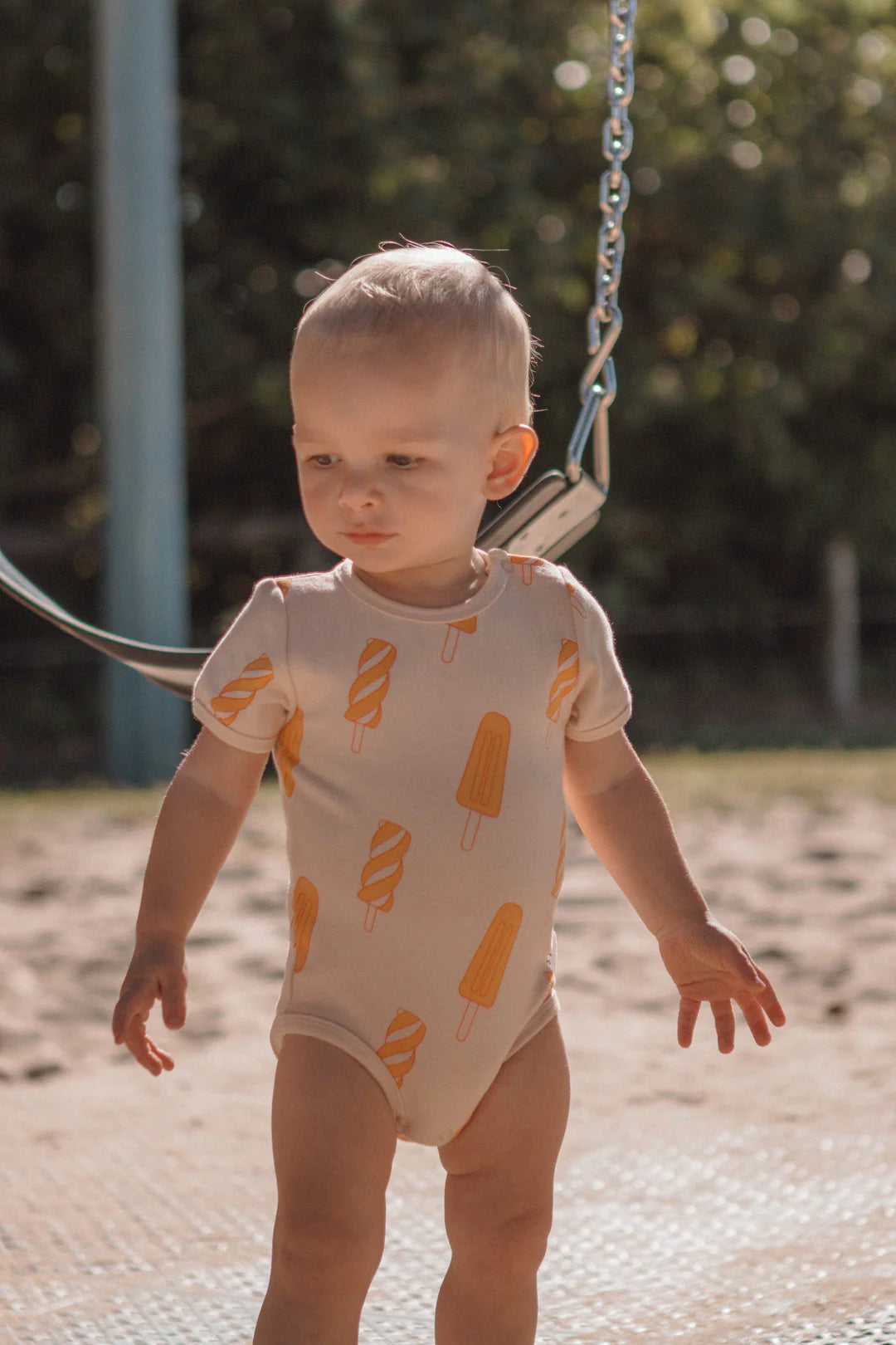 Icy Poles Short Sleeve Bodysuit