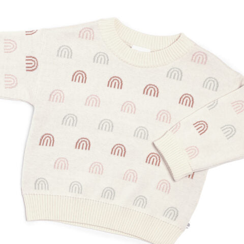 Jacquard Knit Jumper - Over the Rainbow