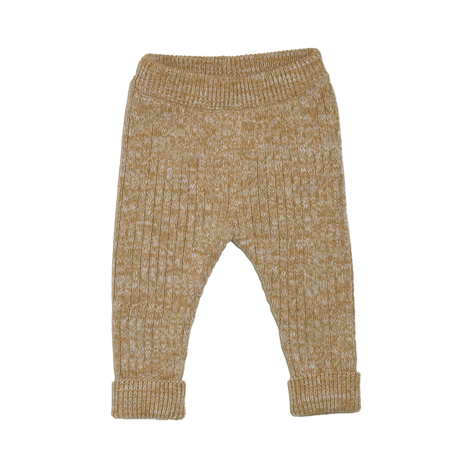 Chunky Rib Knit Pant - Chia Space Dye