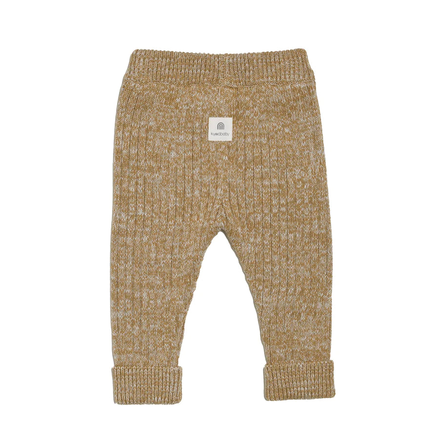 Chunky Rib Knit Pant - Chia Space Dye