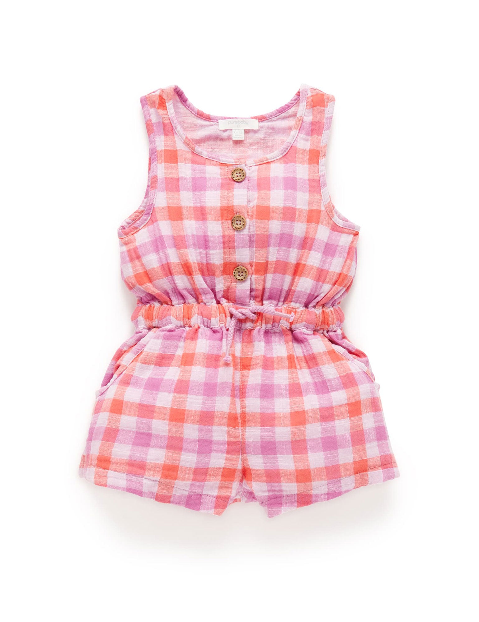 Crinkle Jumpsuit – Freesia Gigham