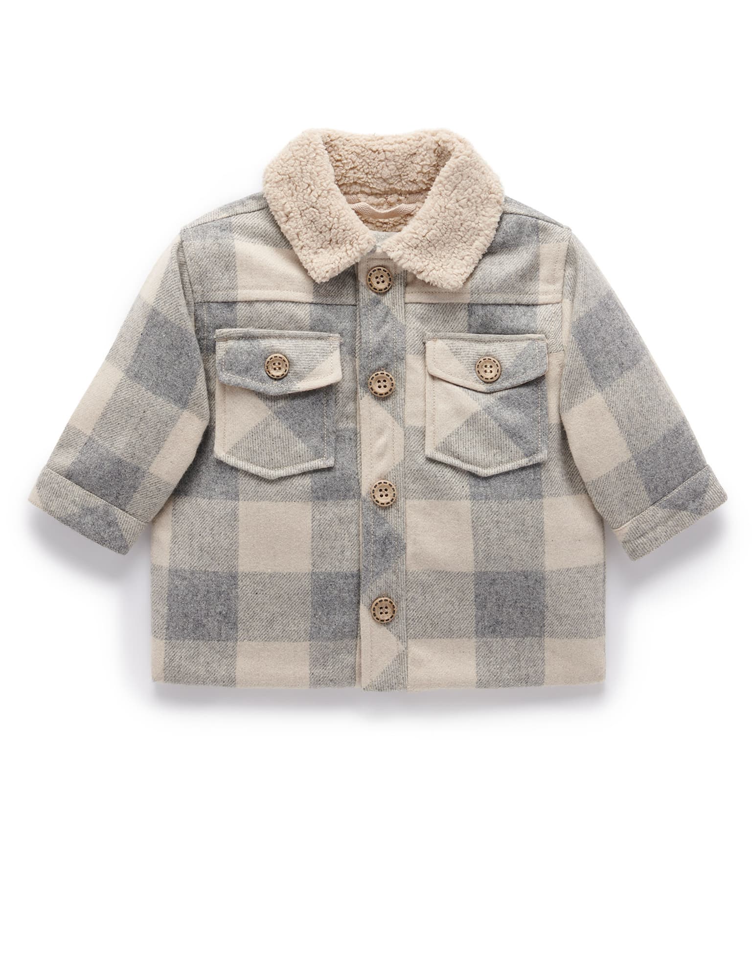 Check Sherpa Jacket - Mountain Check