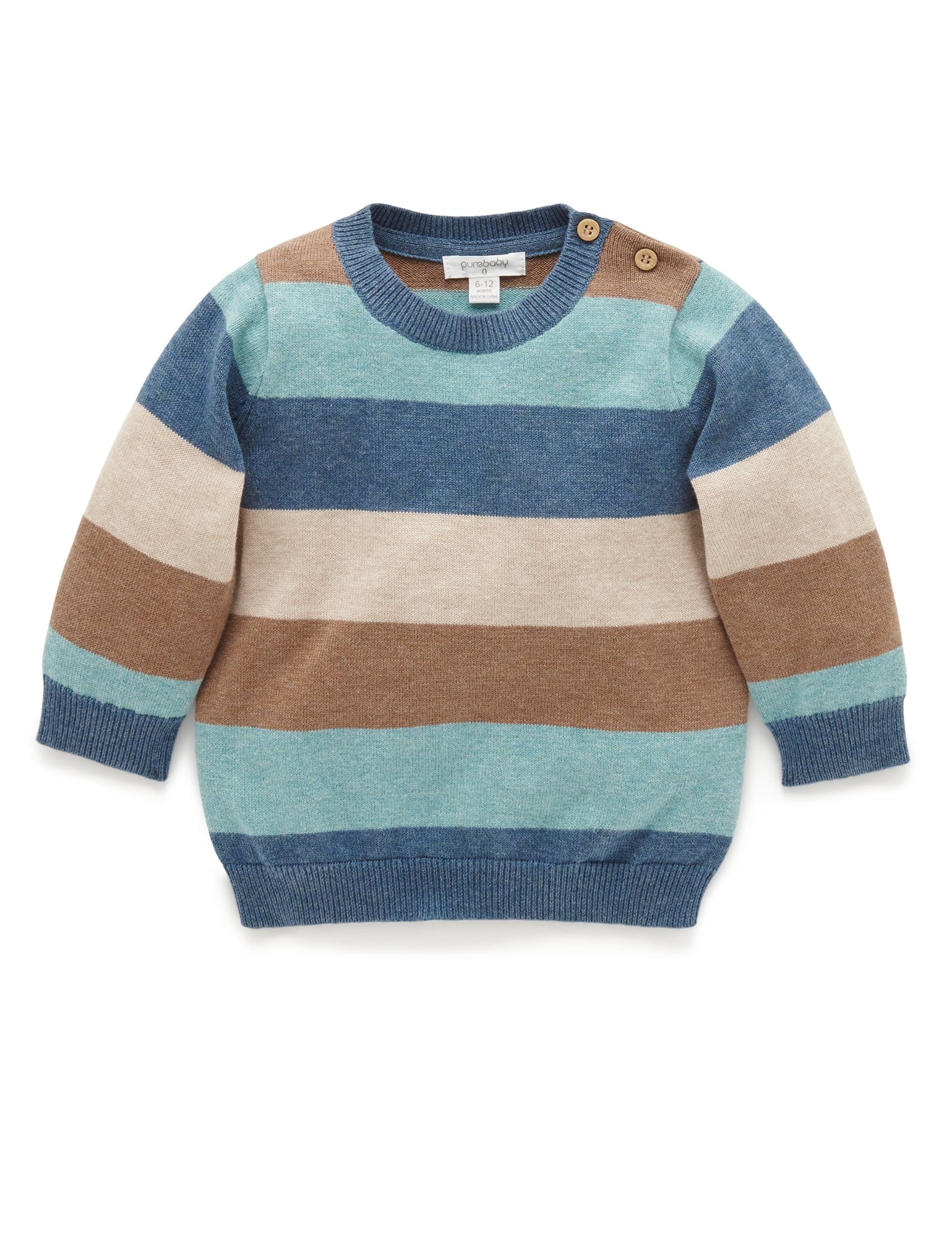 Forest Striped Jumper - Rustic Stripe