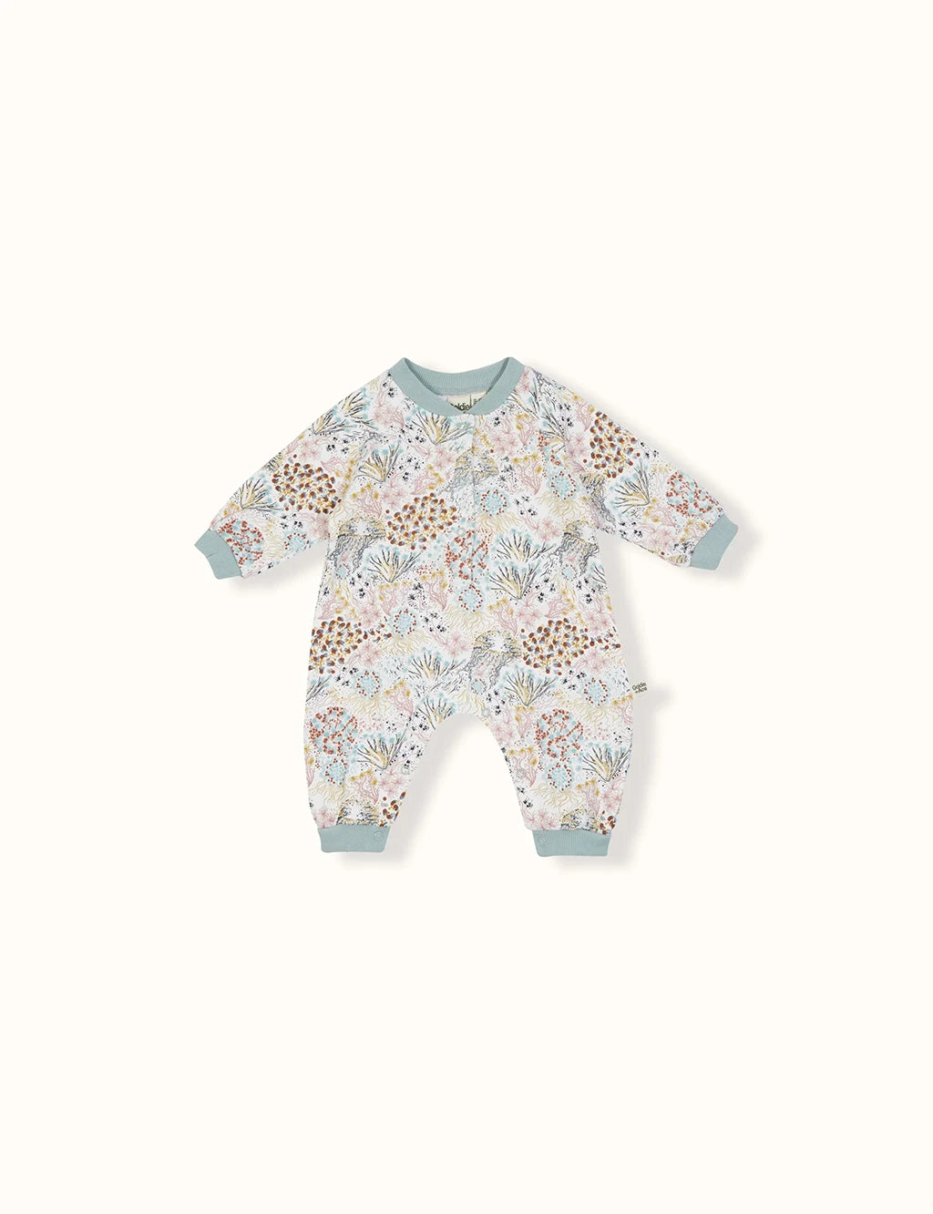 Sea Flower Terry Relaxed Romper