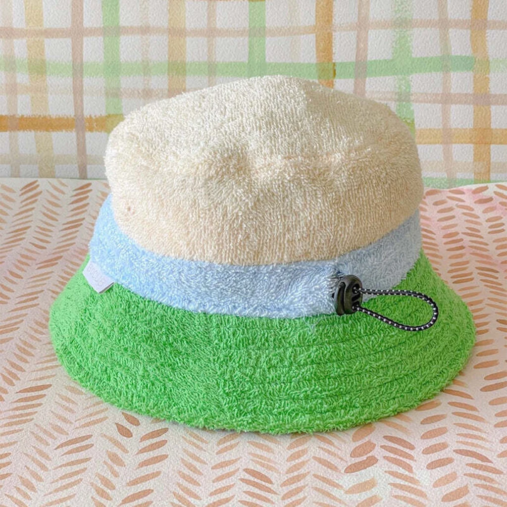 Tennis Terry- Apple/sky/vintage white