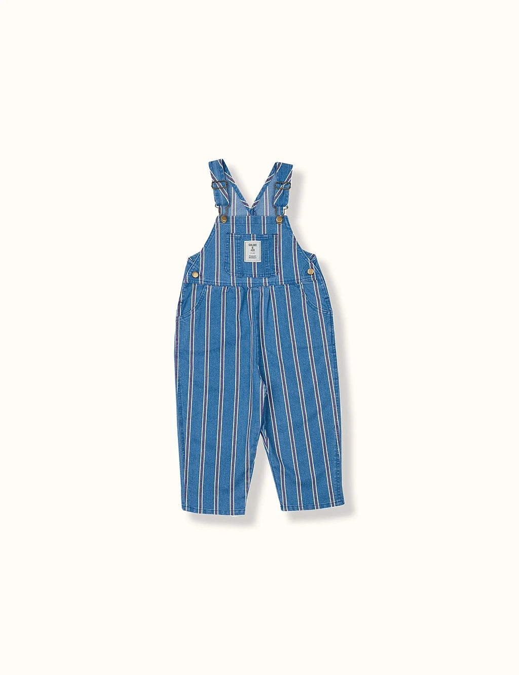 Austin Vintage Denim Overalls- stripe