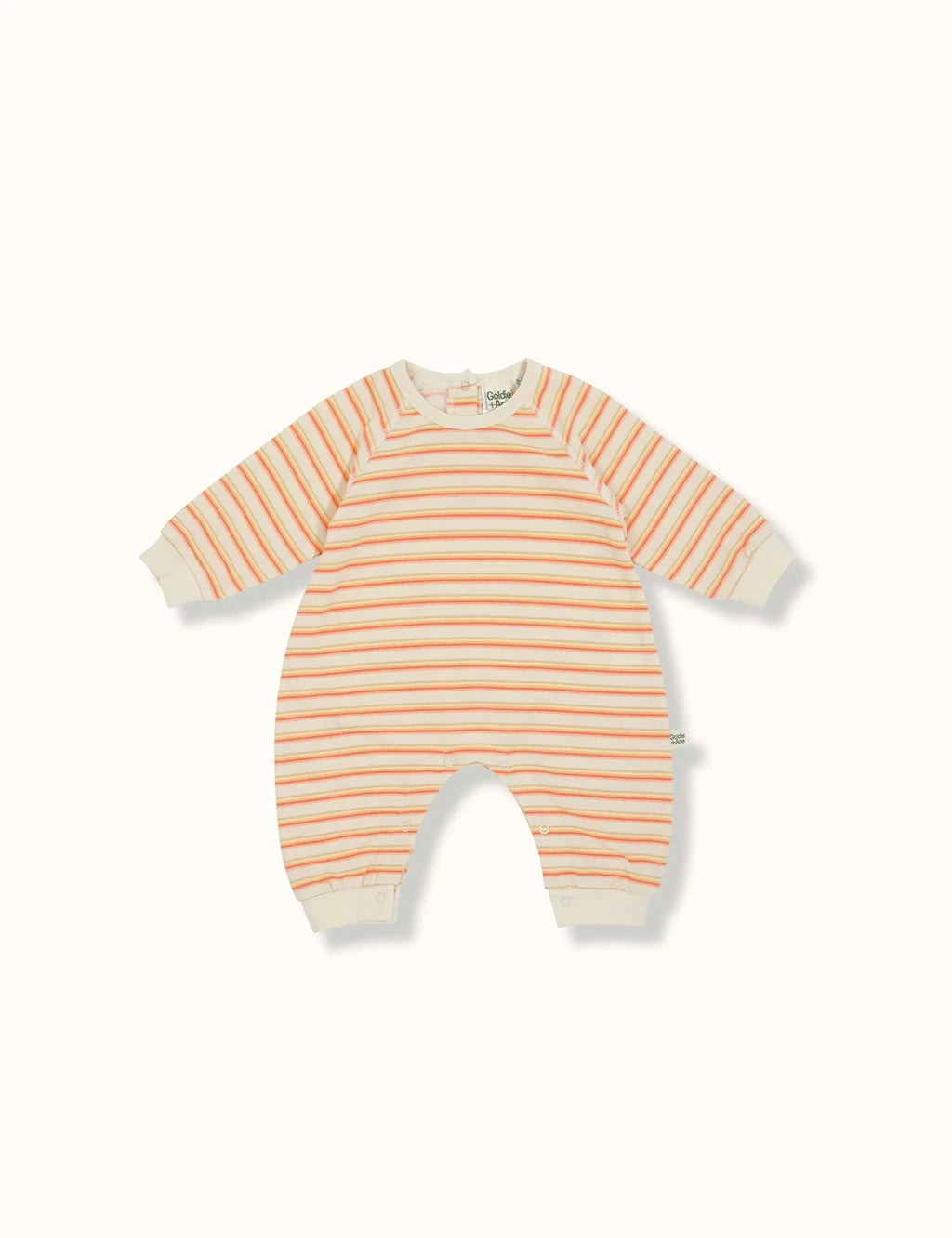 Tony Terry Romper- Peach Stripe