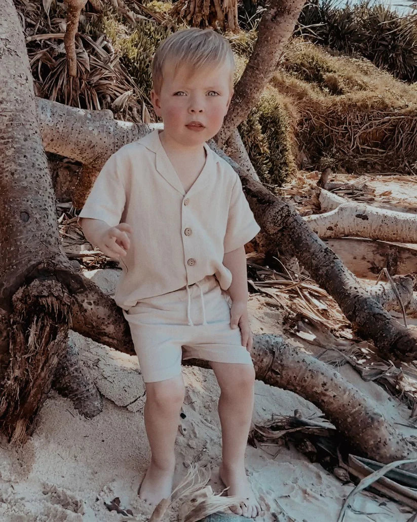 Harvey Linen Set- Sand