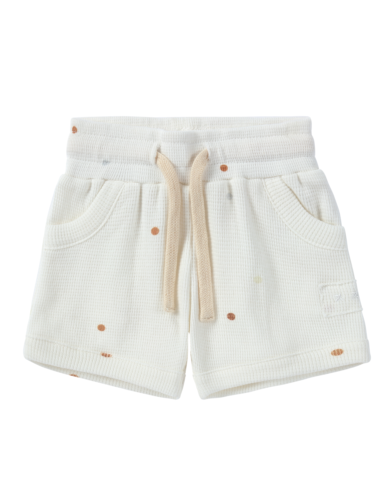 Organic Waffle Shorts – Confetti