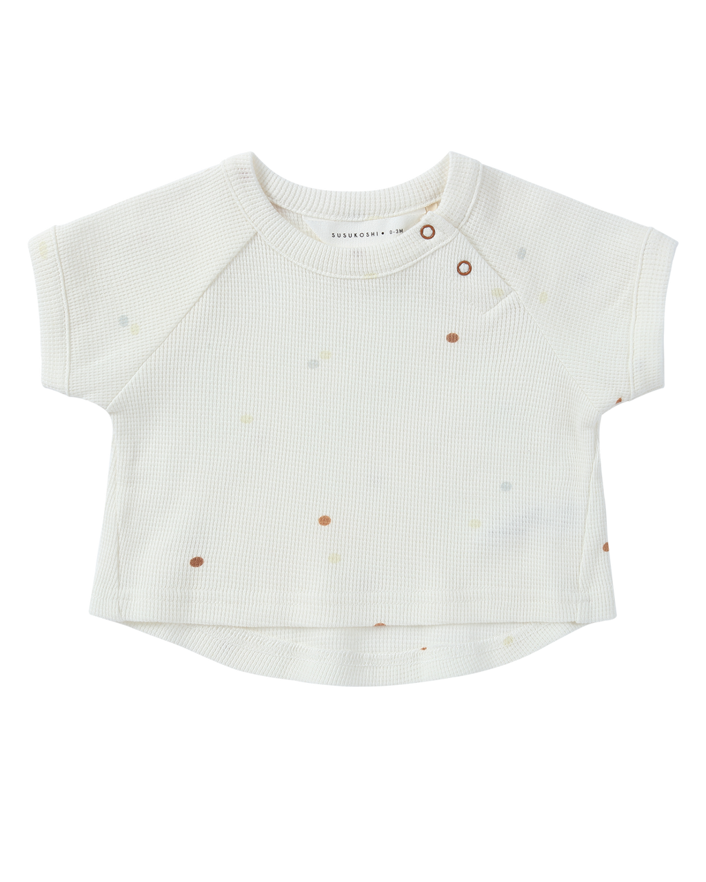 Organic Waffle Tee – Confetti